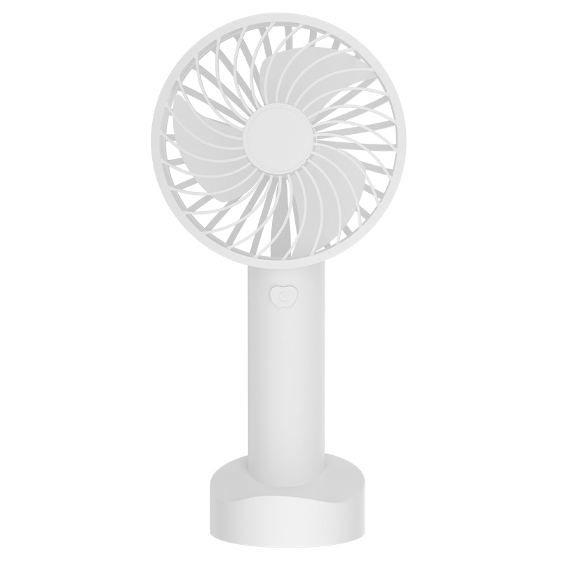 Big wind new hand-held small fan with mobile phone desktop stand base rechargeable portable usb mini simple