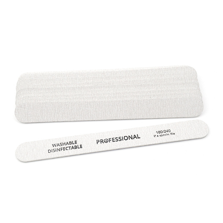 Professional nail file special for real nail repair wood chip thin rub thin gray white file strip wood leather grinding strip