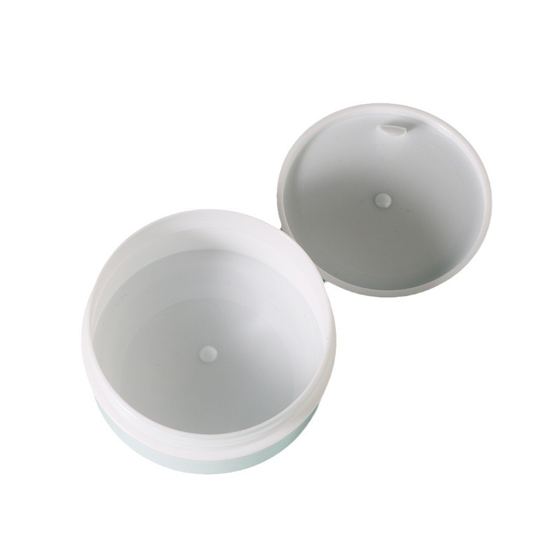 100g tooth powder box 50g round flip pp tooth powder jar tooth powder jar 50ml explosive plastic white with spoon