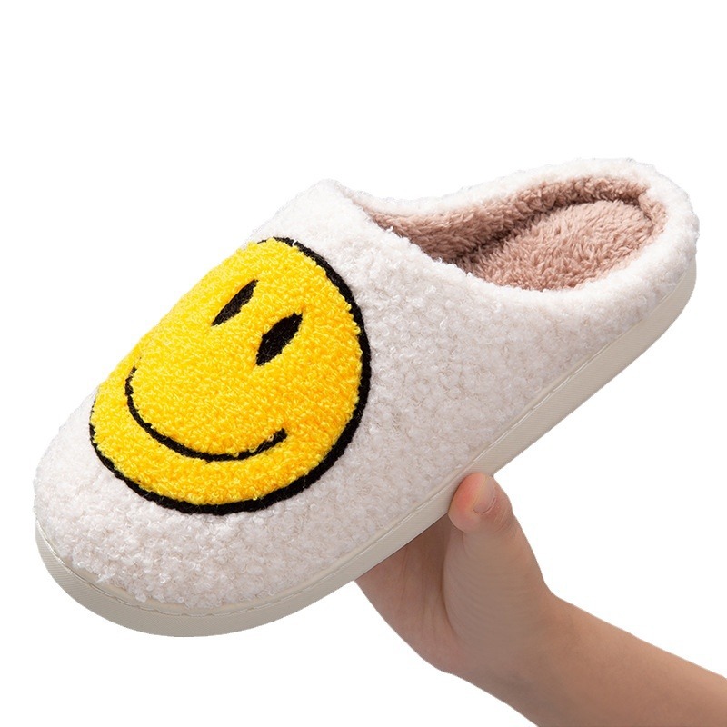 Factory supply warm plush slippers home cotton slippers home autumn and winter thick bottom non-slip plush slippers