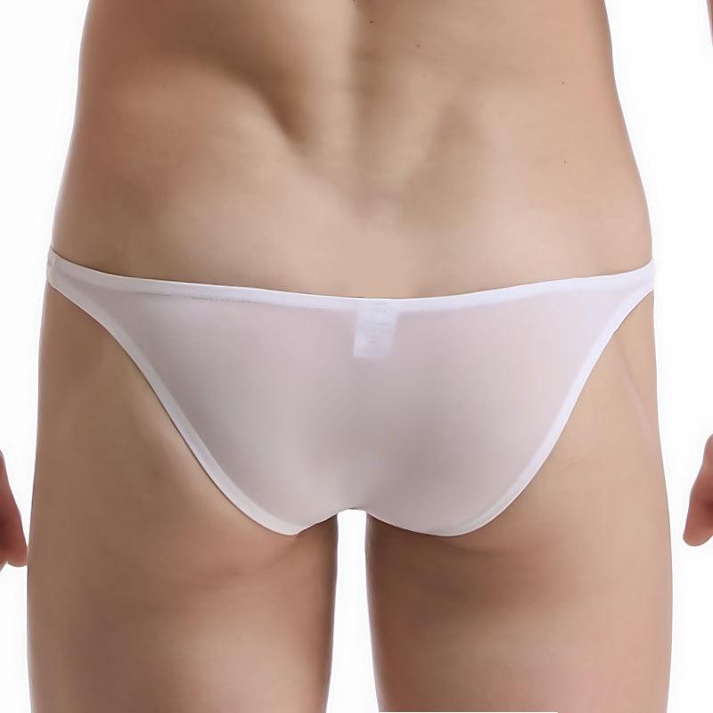 新商品の透明な男性の三角のズボンの小さい三角のズボンのセクシーな趣味のgay低腰の氷の糸の超薄いt字のズボンは国境を越えます。|undefined