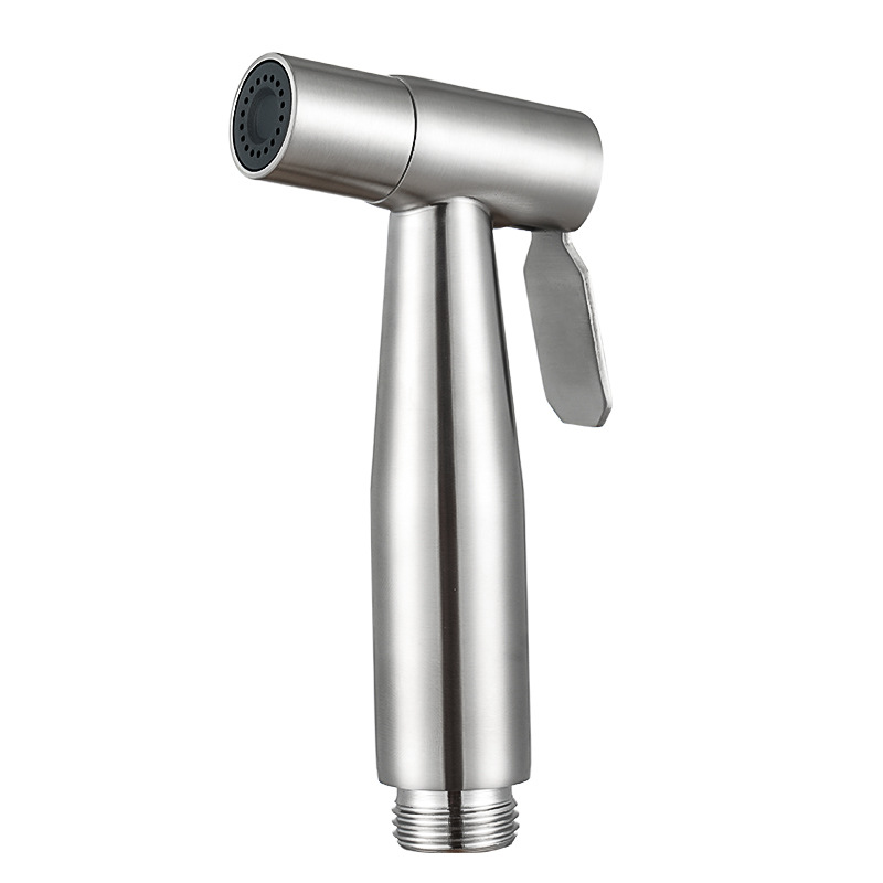 Factory wholesale booster women's cleaner toilet spray gun faucet 304 stainless steel toilet accessory faucet small shower head