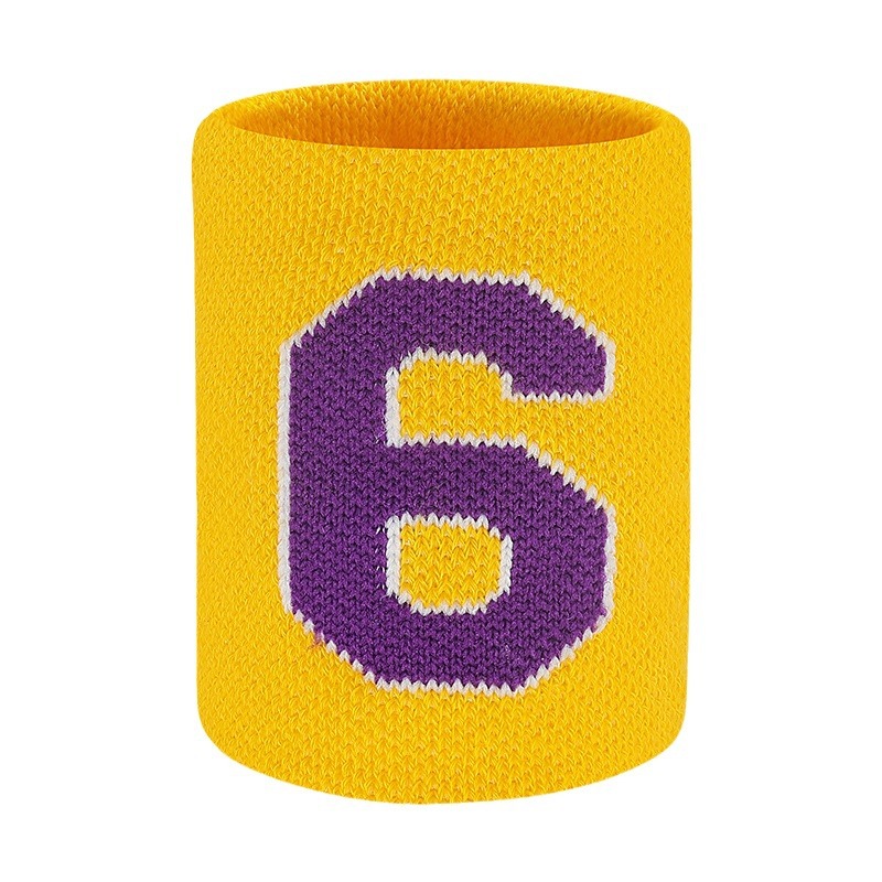 Digital sports wristband tennis wristband sweat-absorbent key body wristband outdoor running booster wrist protector wholesale