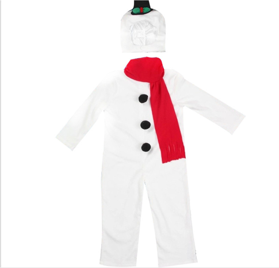 Christmas children's clothing snowman clothing boys' performance clothing frozen modeling clothing girls' snow doll performance clothing