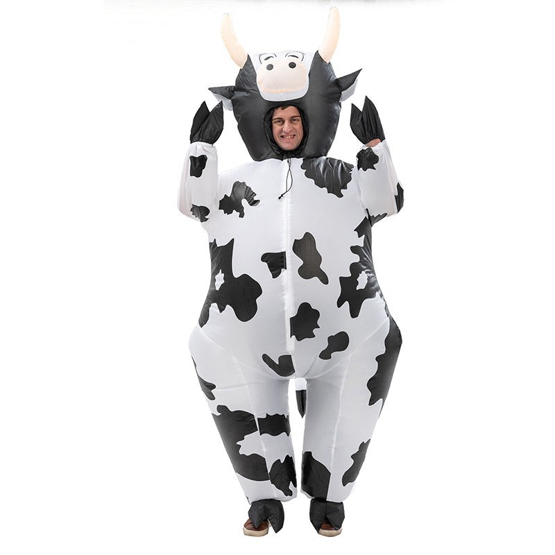 Halloween holiday party pumpkin costume clown inflatable clothes cow polar bear doll clothes parrot inflatable clothes
