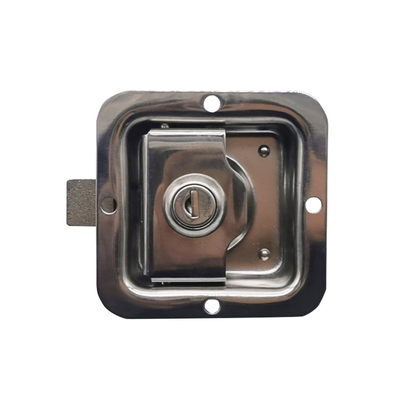 Small four square aluminum box lock trailer RV tool lock stainless steel box lock hidden box lock van box lock