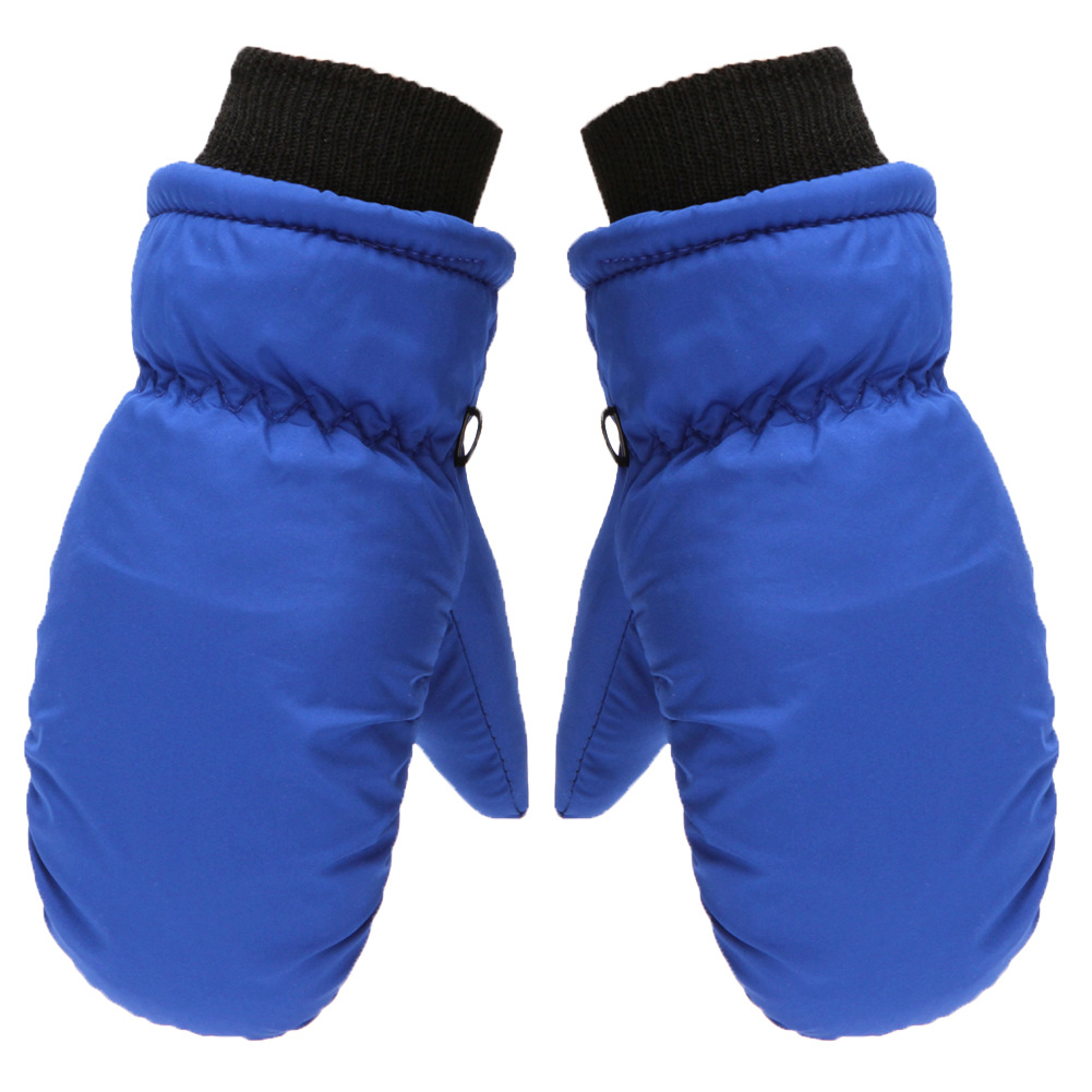 Children's glove bag refers to ski warm finger fleece-lined thickened cold-proof boys and girls cycling snow gloves multi-size
