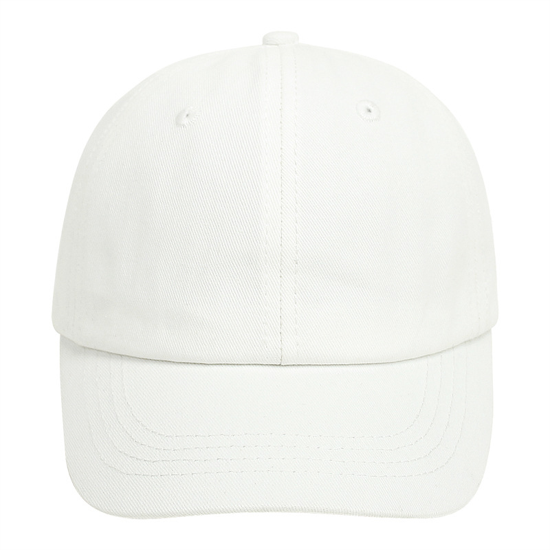 New Children's Baseball Cap Ins Style Solid Color All-match Sunscreen Cap Women's Korean Printed Baby Sun Hat Outdoor