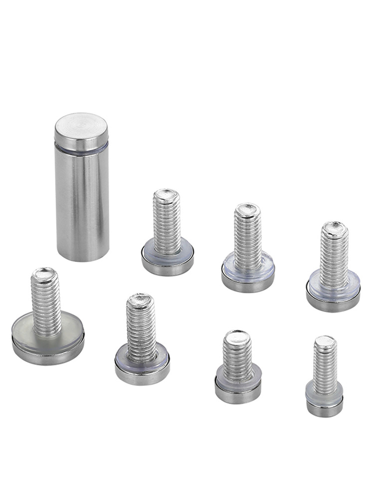 Advertising nail stainless steel acrylic wall nail glass fixed decorative nail mirror nail decorative cover Billboard screw