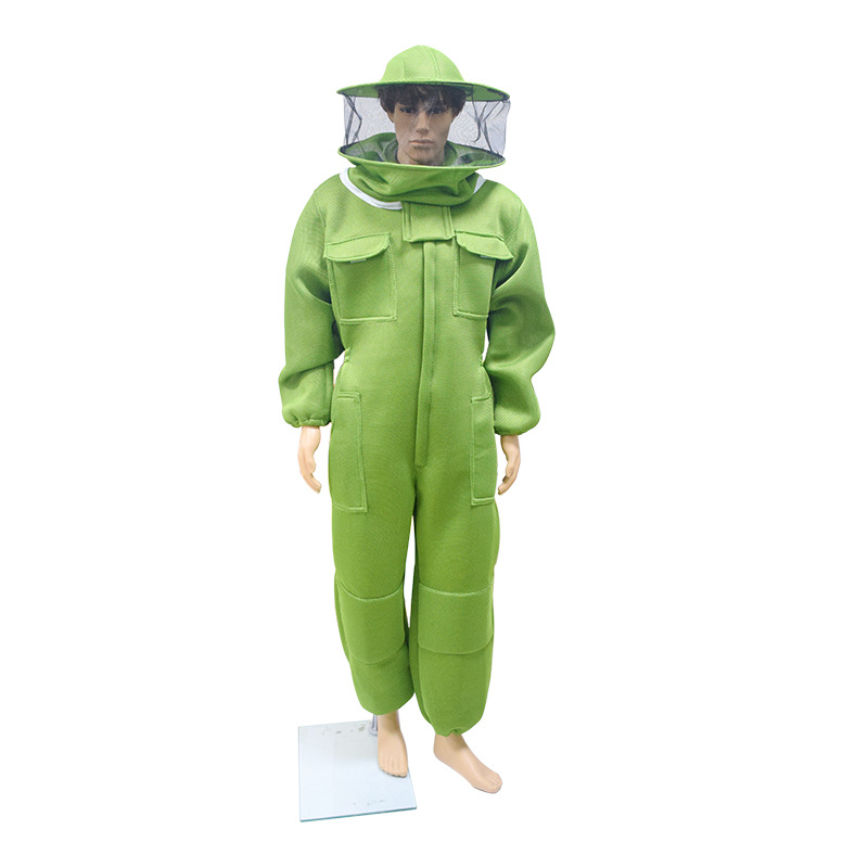 Green 3D Breathable Mesh Bee Protective Clothing Anti-bee Clothing Full-set Bee Clothing Special Anti-bee Clothing Protection