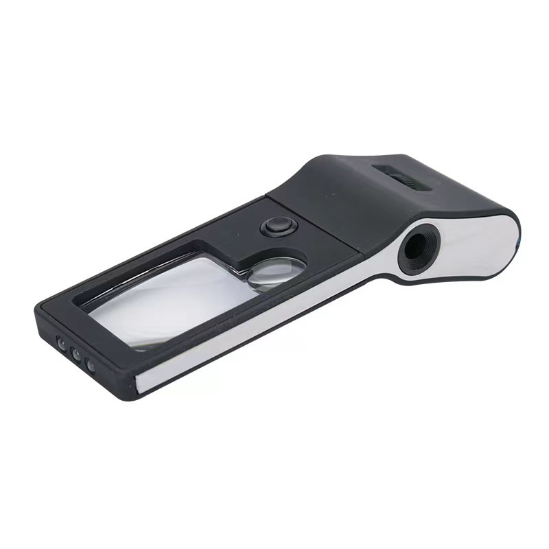 TH-515 multi-function mobile phone type portable magnifying glass with light money detector reading identification New