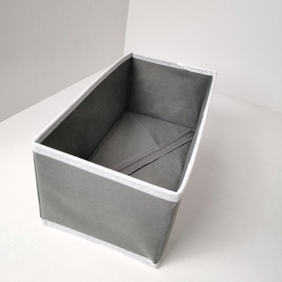 Wholesale cross-border non-woven storage box socks bra underwear drawer-style six-piece finishing foldable storage box