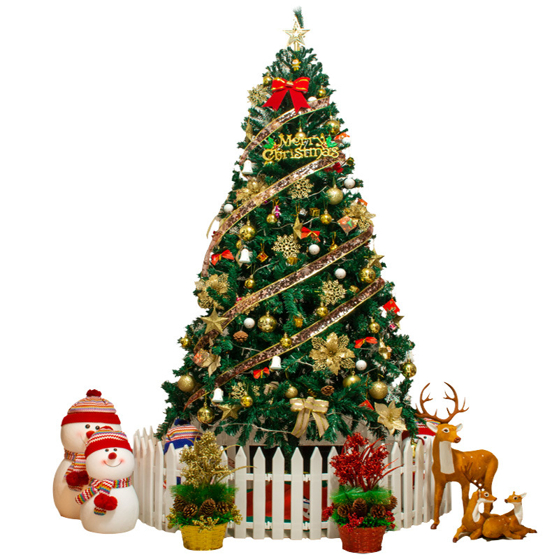 Christmas decoration Christmas tree package 1.2 1.5 1.8 2.1 2.4 3 4 meters home luxury encryption widening