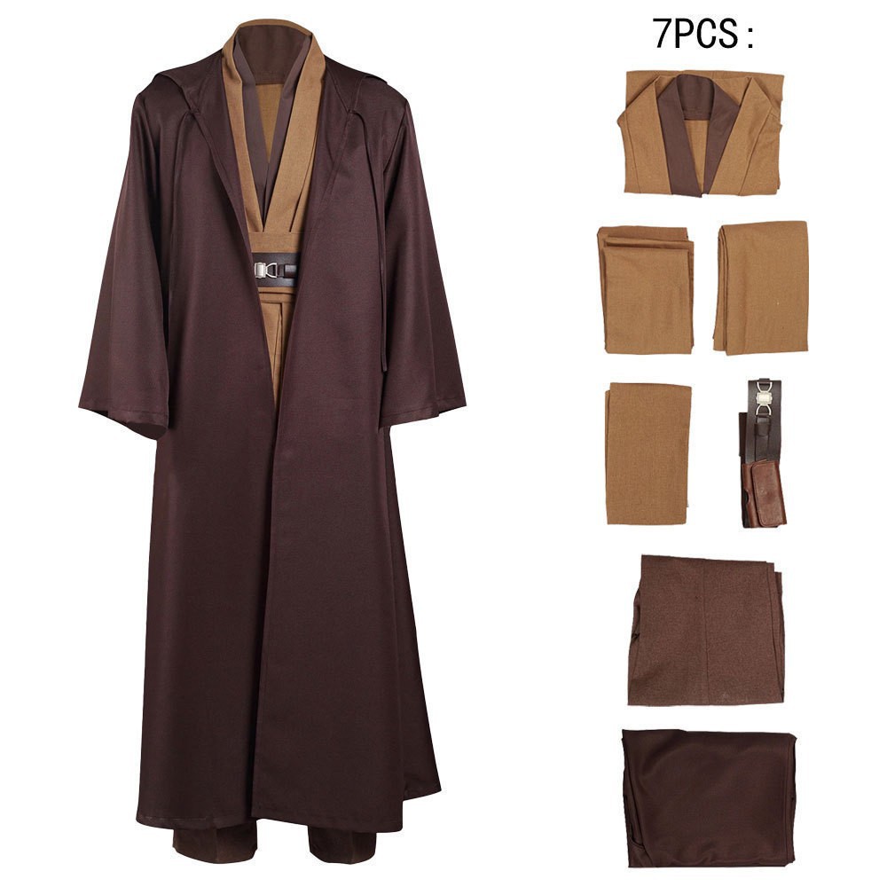 Halloween Jedi Cosplay Obi-Wan Kenobi Costume Star Wars cosplay Costume