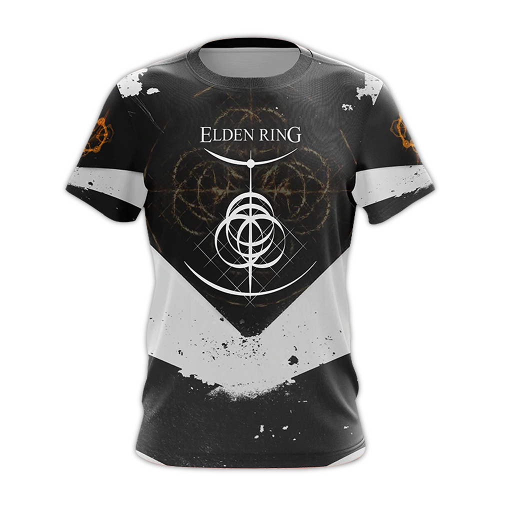 Elden Ring Game Peripheral Series 3D Digital Printing Men's Fashionable Loose Clothes