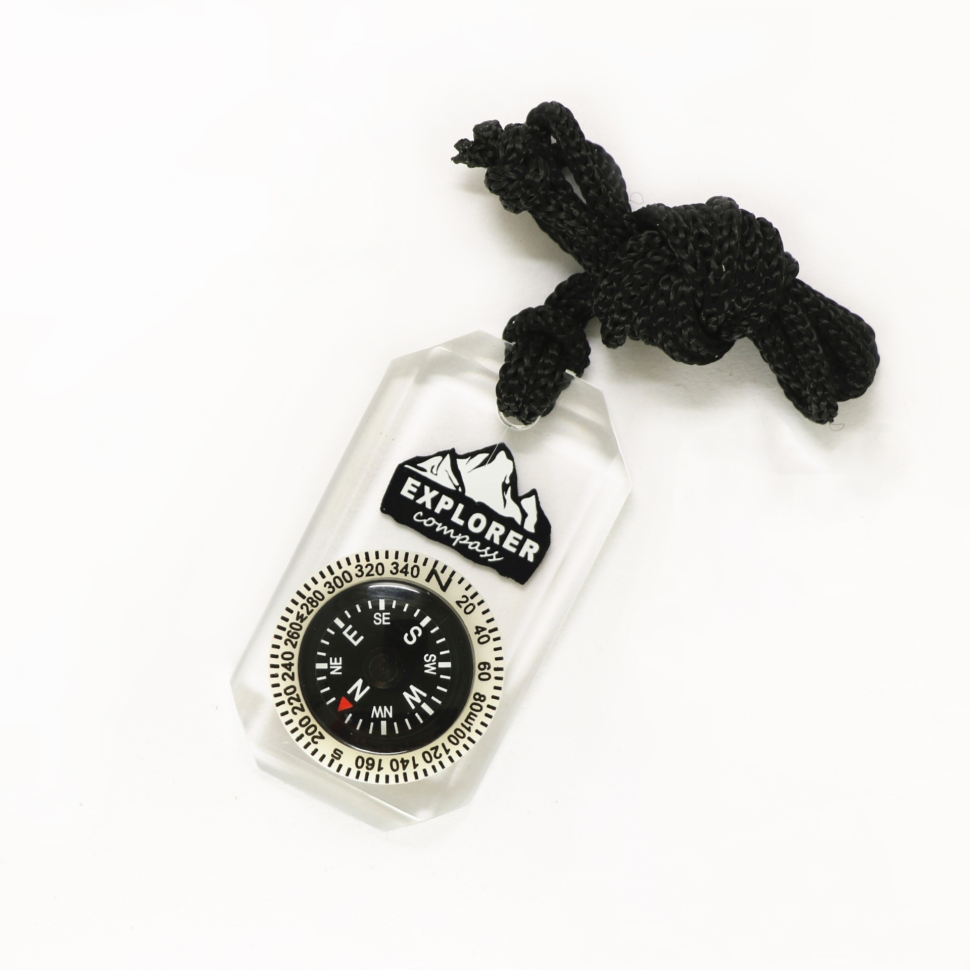 DC18-1A acrylic tag necklace compass pointer pendant outdoor accessories manufacturer in stock supply