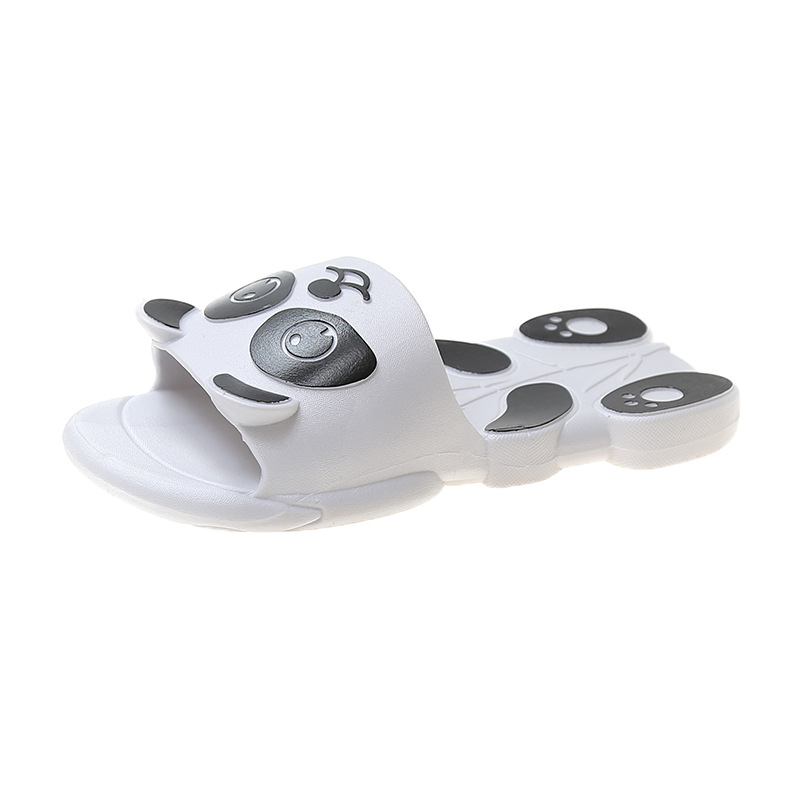 Panda Parent-Child Slippers Women's Summer New Pier Cute Children's Sandals Non-Slip Home Shoes Cartoon Cyber Celebrant Beach Shoes