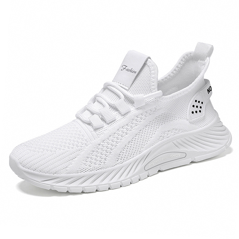 Shoes women's new spring and autumn fashion casual sneaker shoes wholesale breathable trend mesh fly woven sports women's shoes
