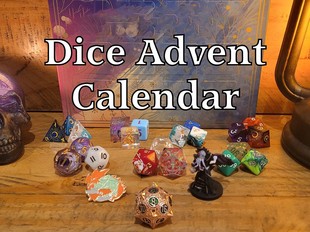 Cross-border Independent Station Dice Advent Calendar 2023 Dice Blind Box Christmas 24-day Countdown Calendar