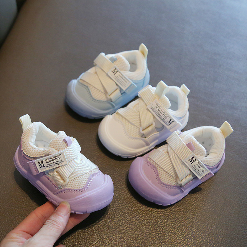 New baby shoes 0-1-3 years old toddler shoes male baby soft bottom non-slip girl baby shoes spring and autumn functional