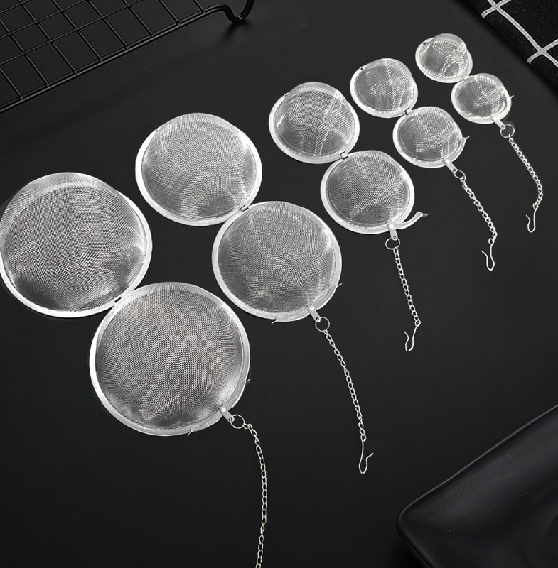 304ステンレスメッシュ茶ボール茶器調味料ボール味宝茶漏鍋香料ハロゲンフィルタ|undefined