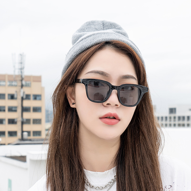 2022跨外境新款太阳镜 时尚方形小框墨镜 韩国明星权志龙同款眼镜