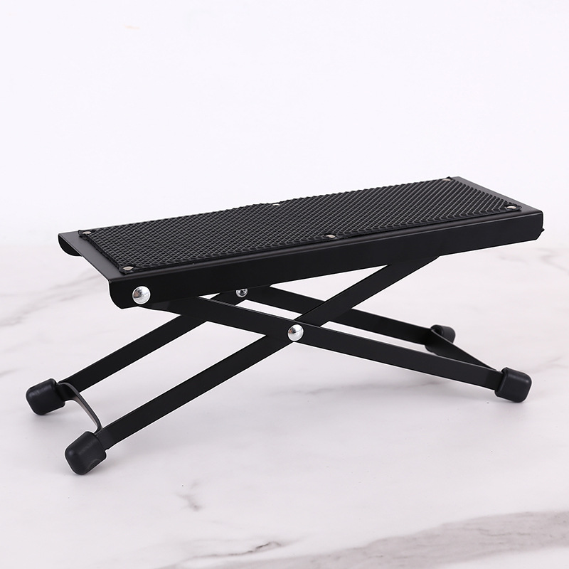 Pedal multi-gear metal lifting widened pedal folk wooden guitar playing folding tripod pedal pedal
