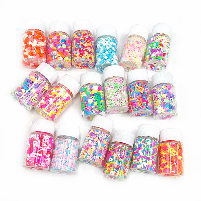15g/bottle simulation cream drop glue nail art accessories chassis beauty quicksand soft pottery slice particles multi-style