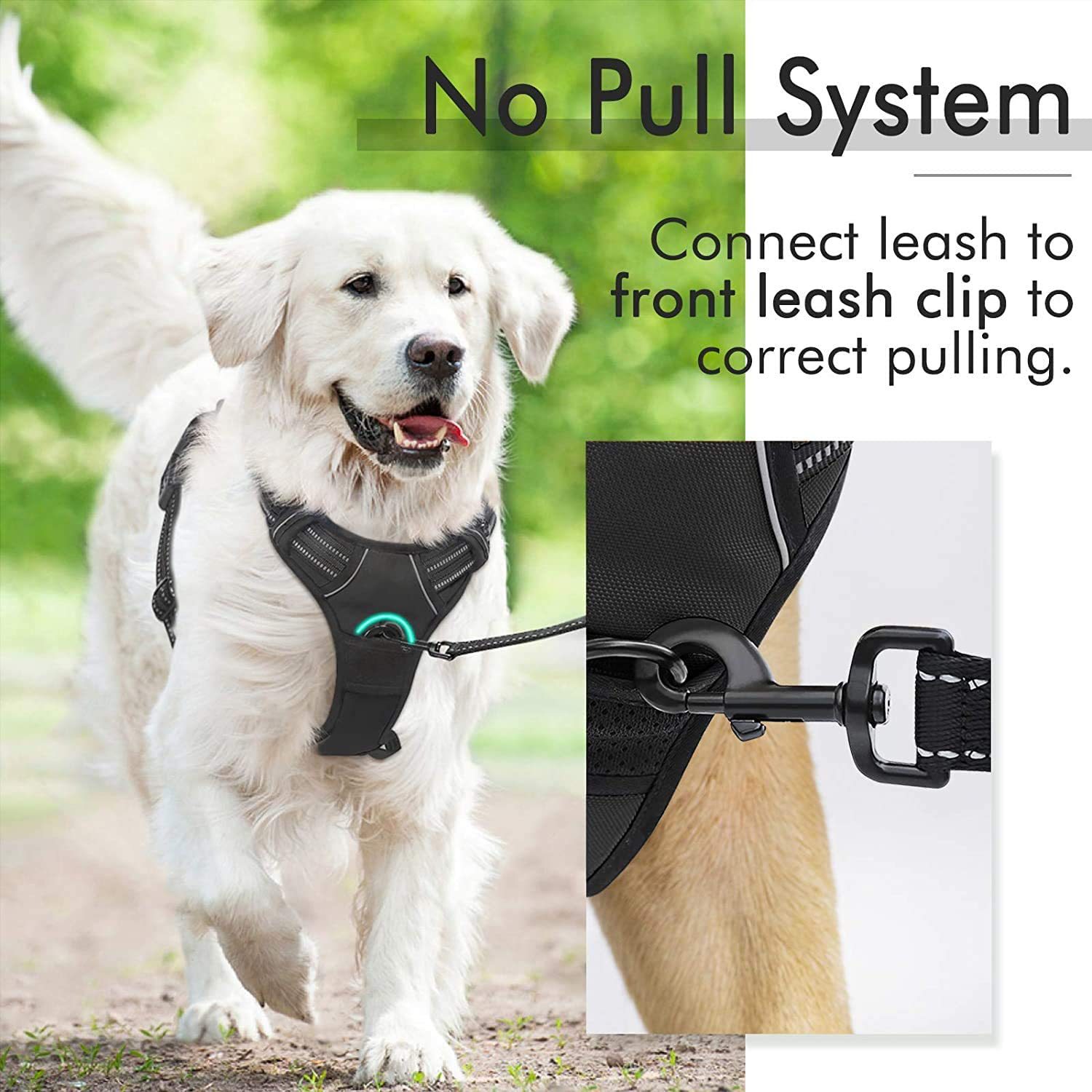 Wholesale snap-on pet chest strap medium and large dog vest traction rope reflective adjustable dog chest strap