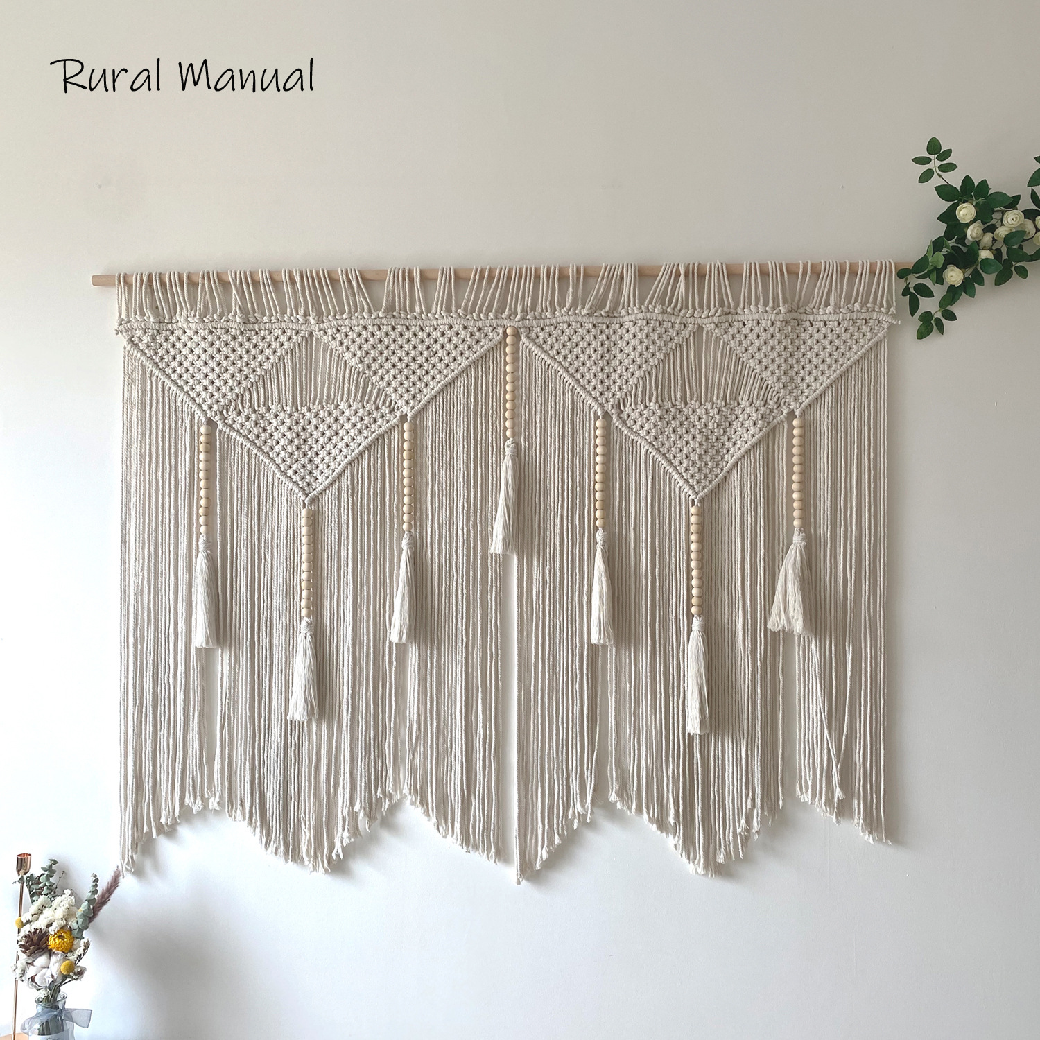 Bohemian home background decoration hand-woven tapestry simple large hanging decoration B & B wall hanging Amazon explosion