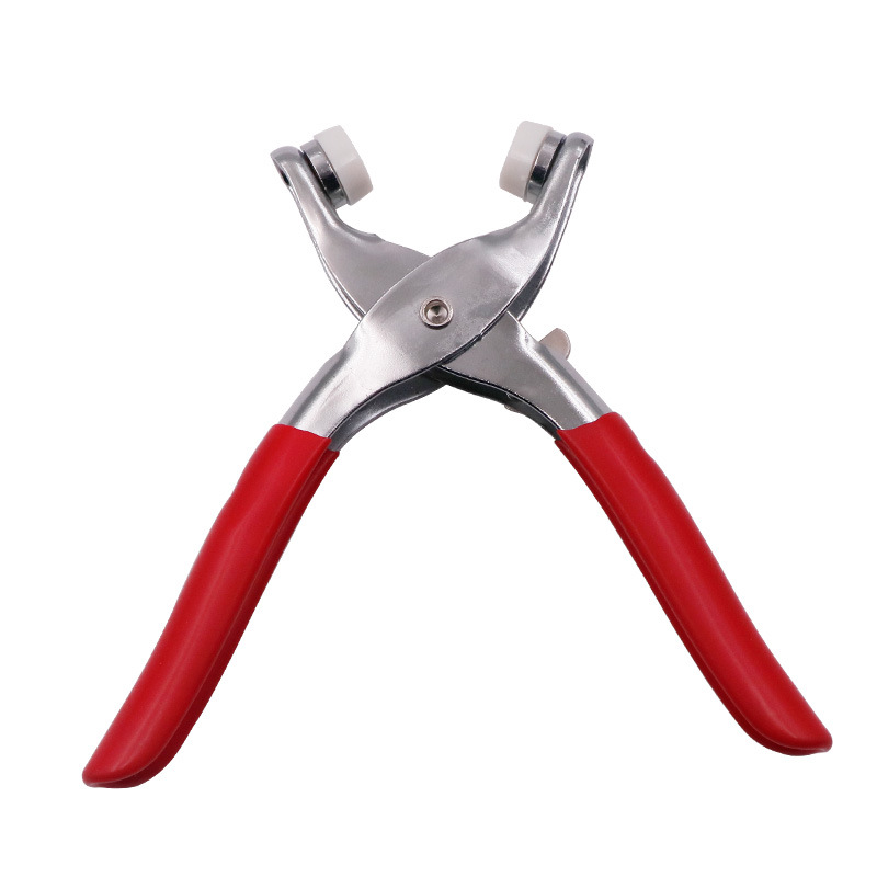 Five-claw buckle hand pressure pliers spot wholesale baby climbing wear metal concealed buckle hollow 9.5mm five-claw buckle installation tool