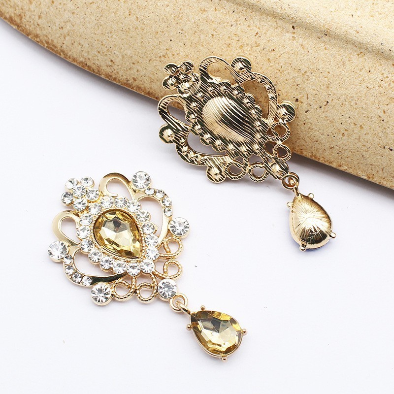 32*60mm水滴アクリルペンダントアクセサリー平底ブローチアクセサリーdiy服飾りアクセサリー|undefined