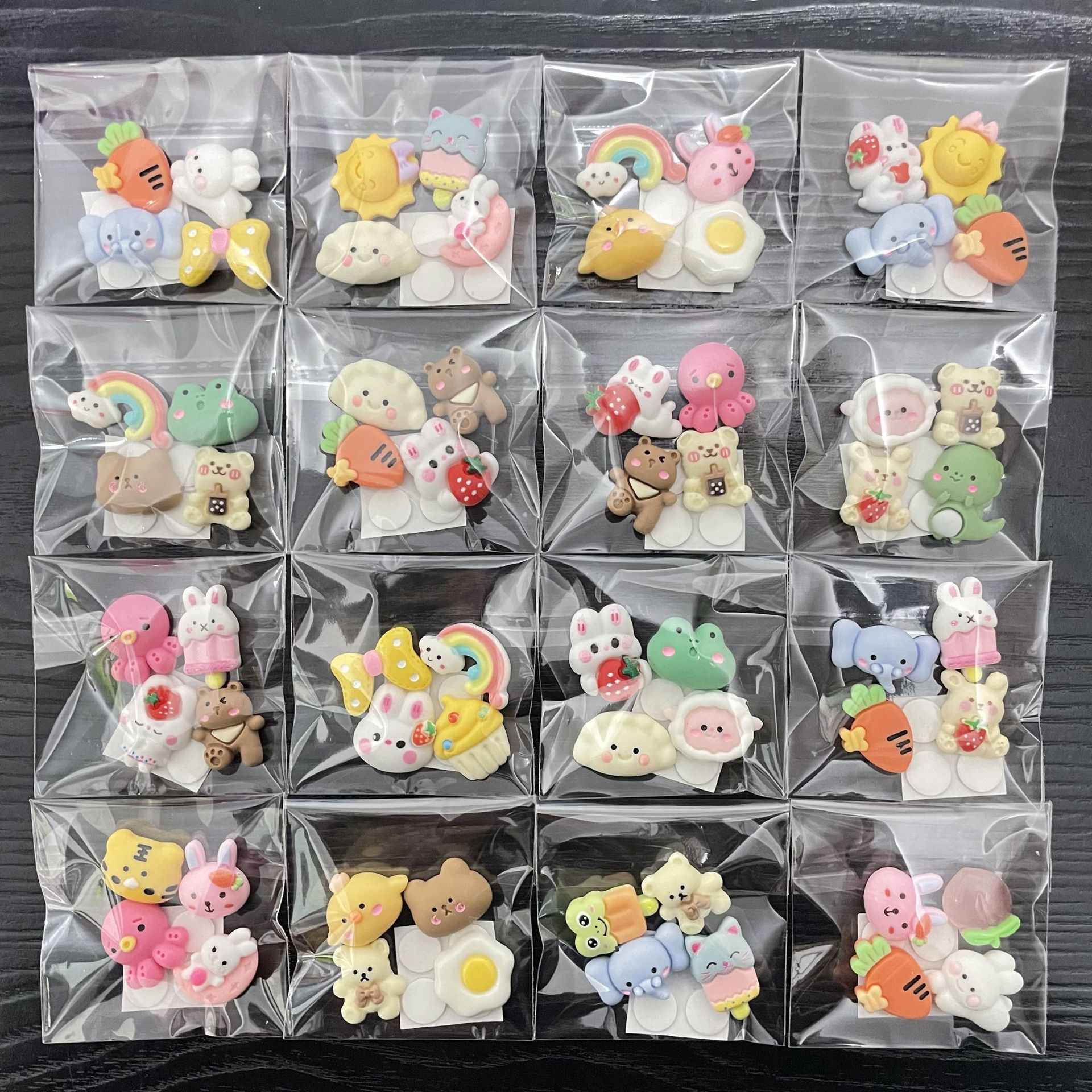 3d three-dimensional stickers DIY mobile phone stickers thermos cup stickers plastic cup stickers 3D doll resin buckle decoration