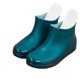 Cross-border new waterproof shoes female students rain boots low short tube fashion plastic shoes non-slip warm fleece-lined cotton overshoes