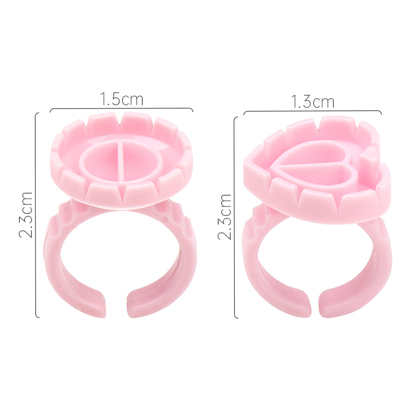 Tattoo ring color cup one second flowering glue tray grafting eyelash glue ring flowering cup