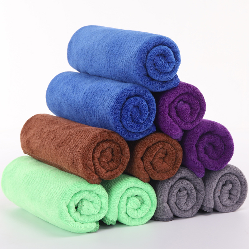 Wholesale microfiber lazy cloth housekeeping cleaning special absorbent thick scouring pad decontamination kitchen glass