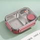 850ml stainless steel two compartments red