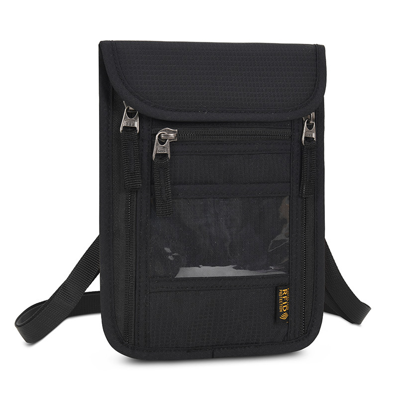 Amazon multi-function passport bag machine ticket holder Portable Go-abroad bag RFID certificate storage bag large capacity