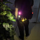 Europe and the United States outdoor backpack light silicone backpack light LED backpack light night running flash signal warning light