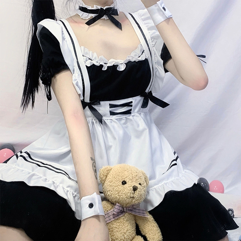 Maid Suit Pure Desire Jk Suit Maid Suit Milk Strap Boss Japanese Lolita Cute Maid Secondary Loli