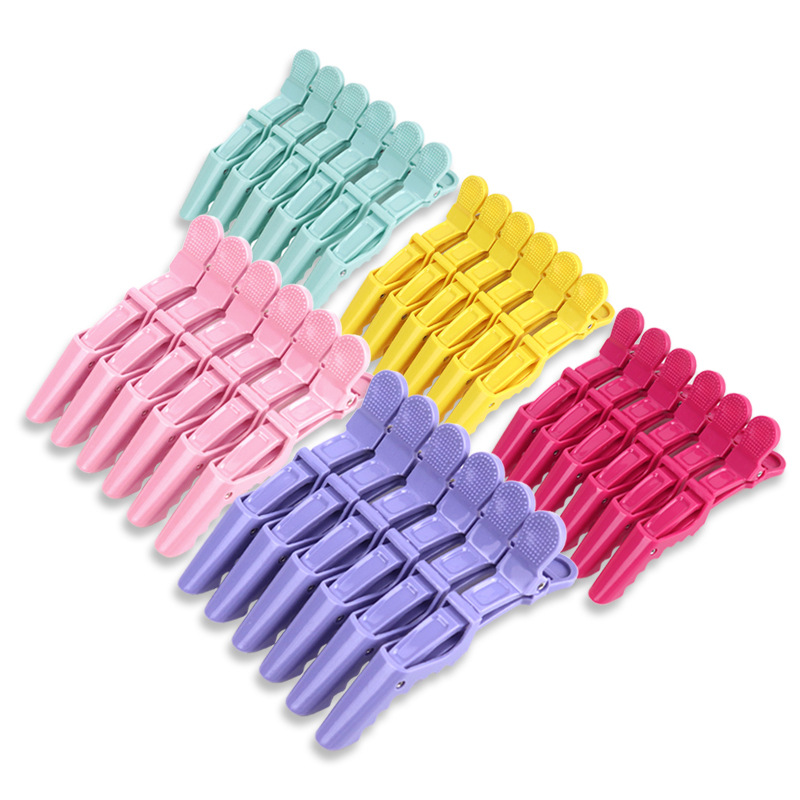 Wholesale barber shop crocodile hairpin hair salon special hair clip hair dye positioning hair clip duckbill partition clip
