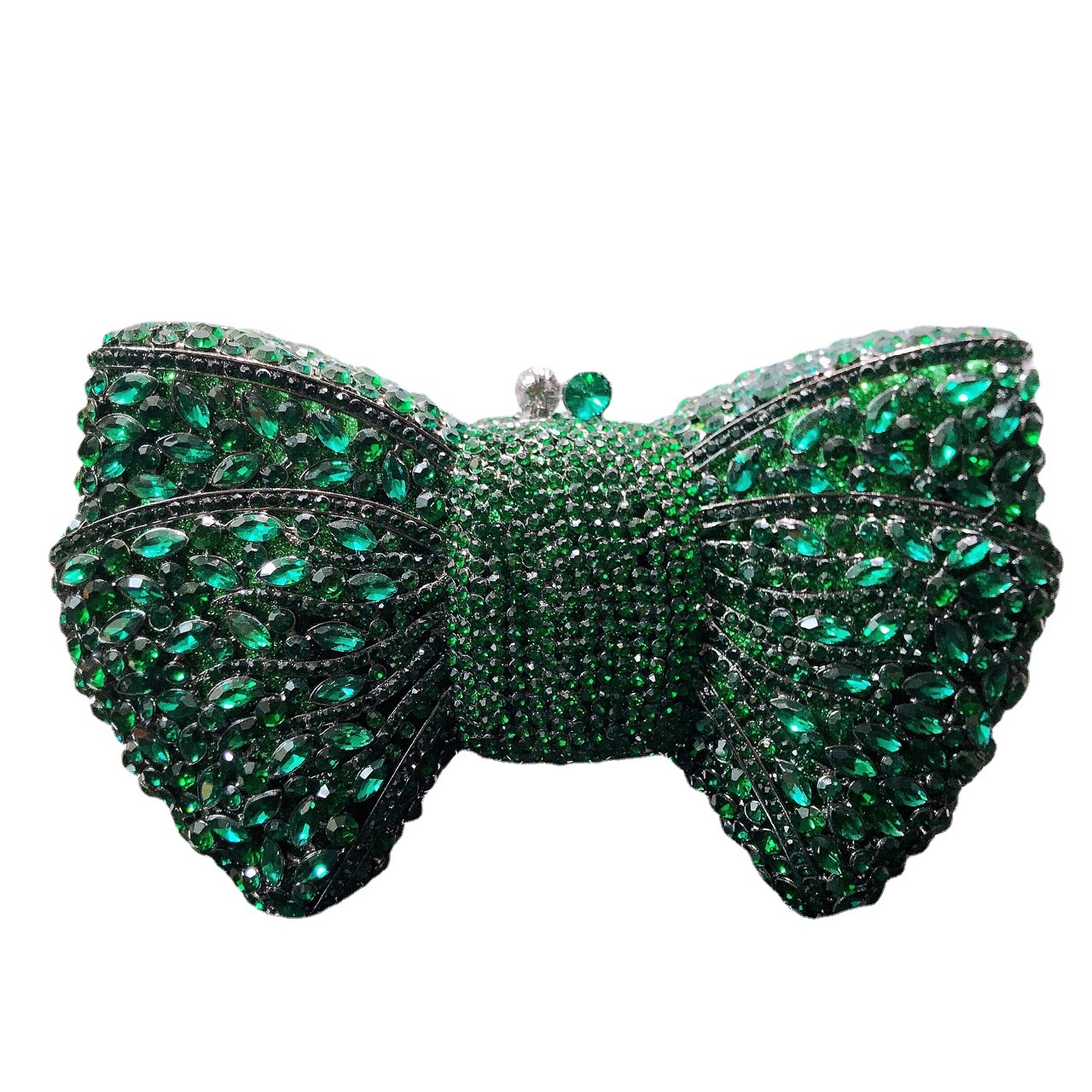 Bow Diamond Evening Bag European and American Banquet Dress Rhinestone Hand Bag New Bow Clutch Purse
