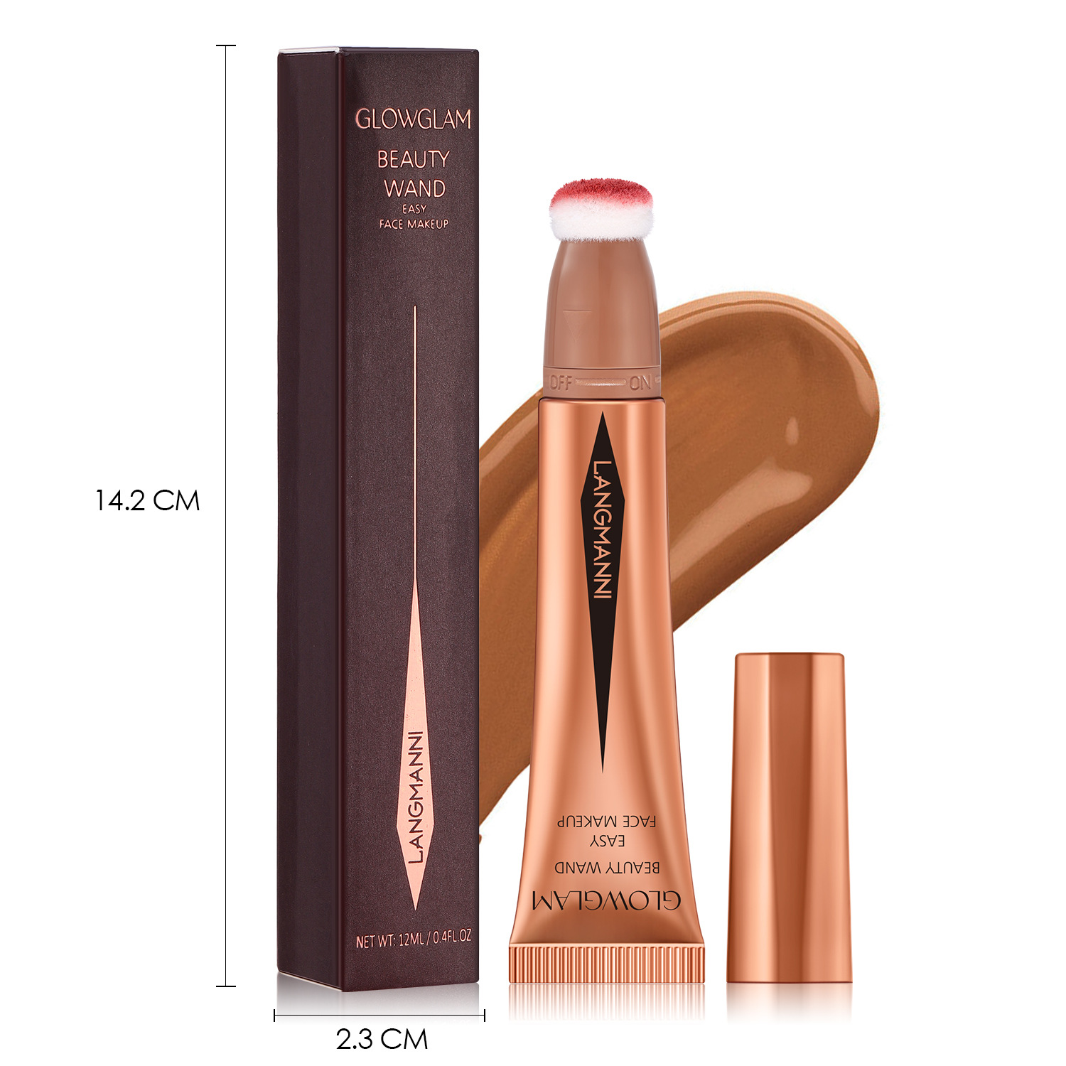Langmanni air cushion repair blush highlight combination multi-color optional Amazon makeup liquid blush