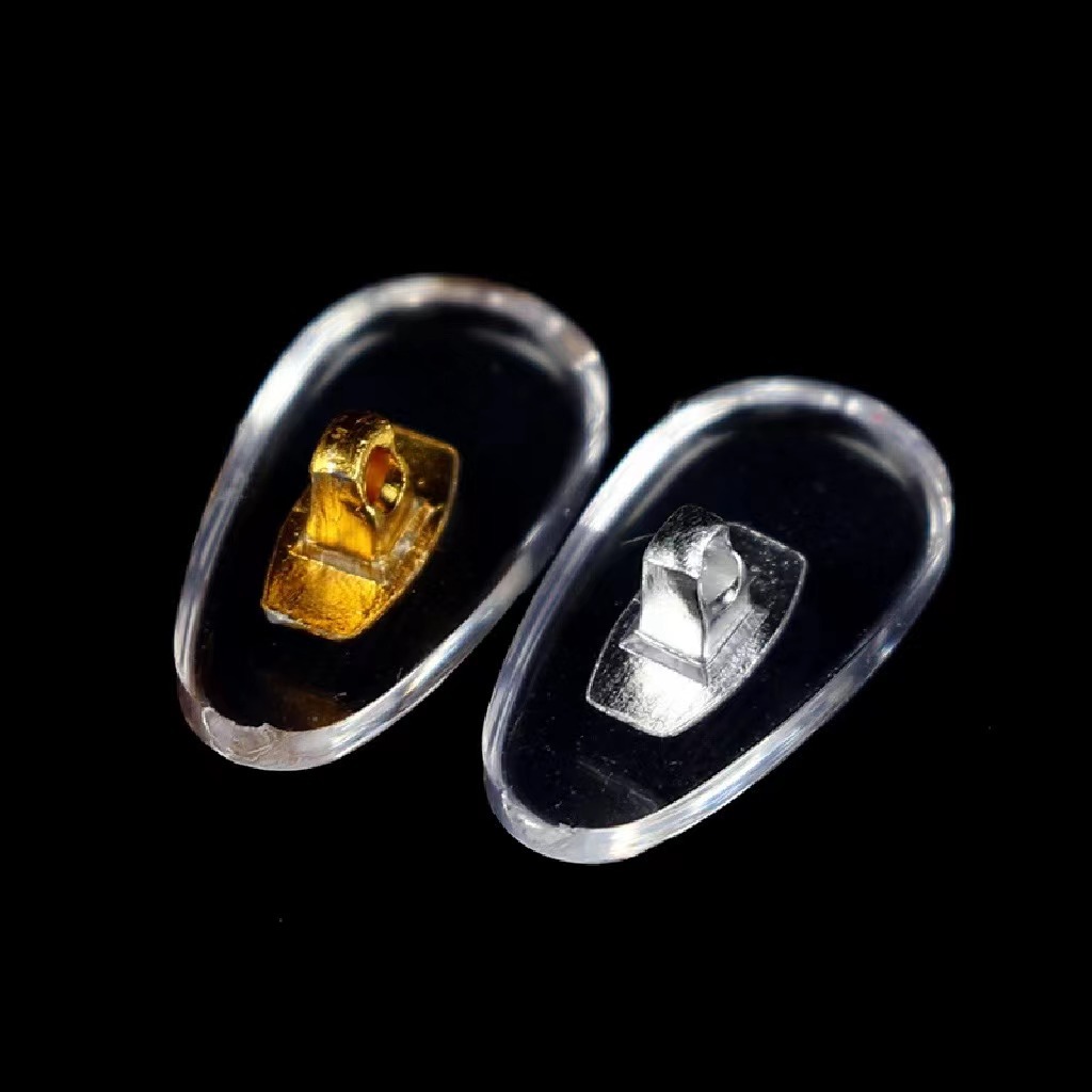 Glasses nose pad wholesale PVC aluminum core Post ordinary glasses Post nose pad screw glasses accessories manufacturers