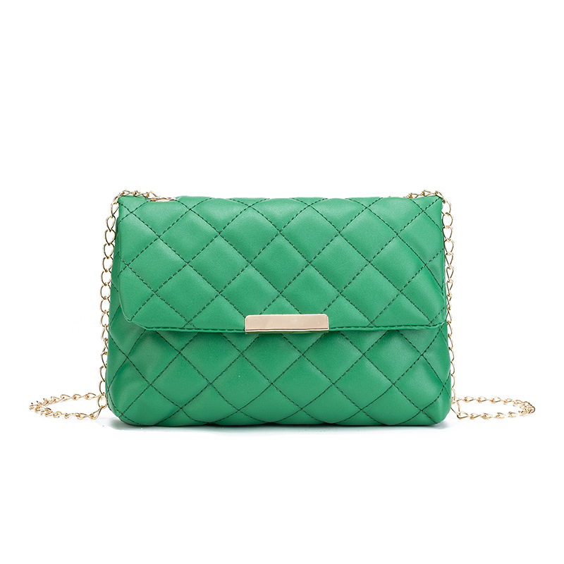 Korean version of the rhombus bag women's bag 2022new bag embroidered small square bag Southeast Asian foreign trade wholesale chain messenger bag
