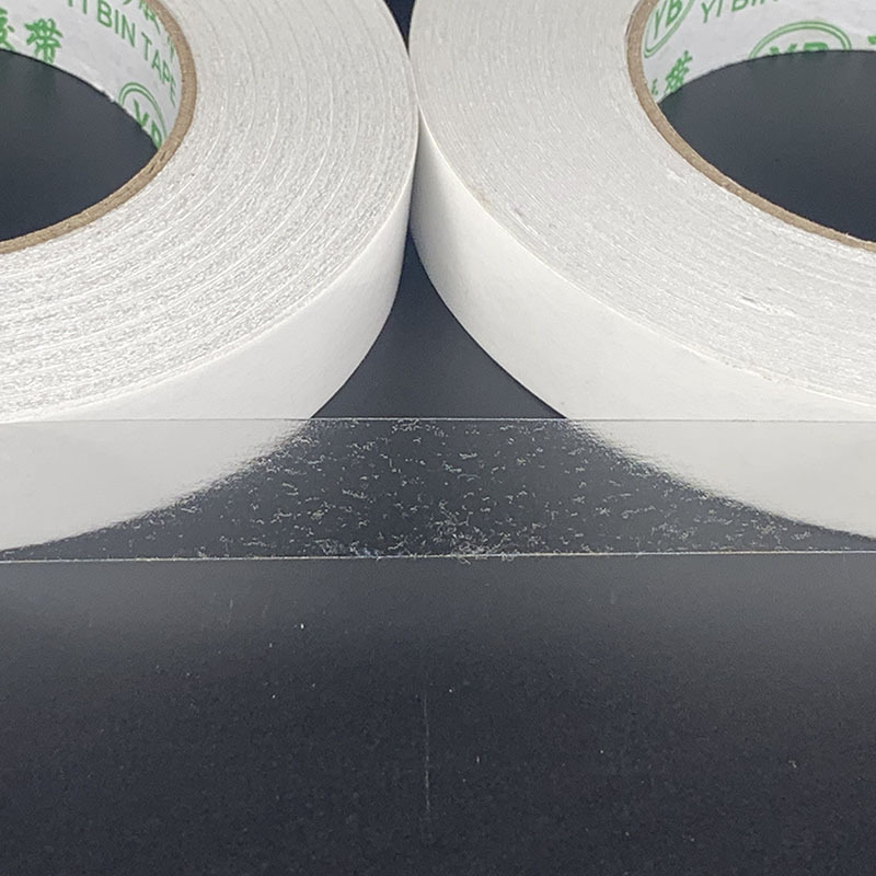 Transparent PET double-sided tape 50m white removable double-sided tape is resistant to pulling and not easy to break PET double-sided tape wholesale