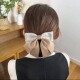 Vertical small bead style with tail-khaki-fine mesh