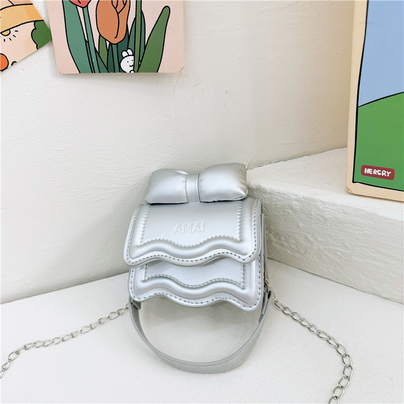 Autumn New Korean style mini children girls' shoulder bag bow chain crossbody small bag parent-child bag women's bag