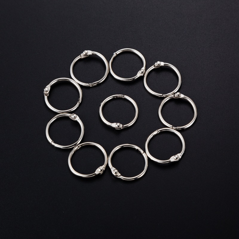 Book Ring loose-leaf ring DIY binding ring ring card ring key ring ring iron ring open ring curtain hanging ring