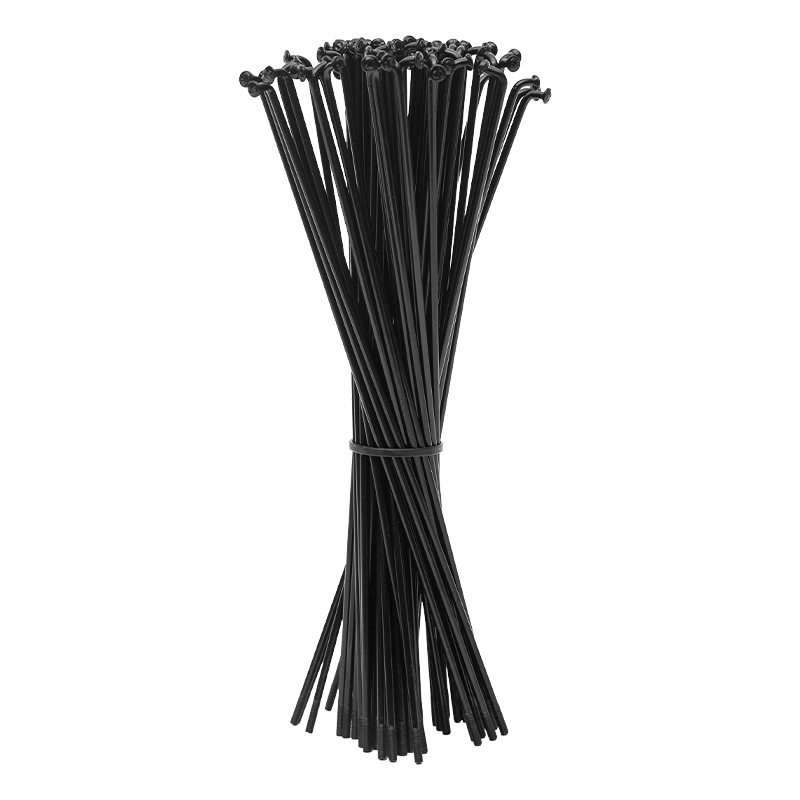14g spoke bicycle spoke steel wire bar mountain bike road bike stroller folding bike 45# steel black